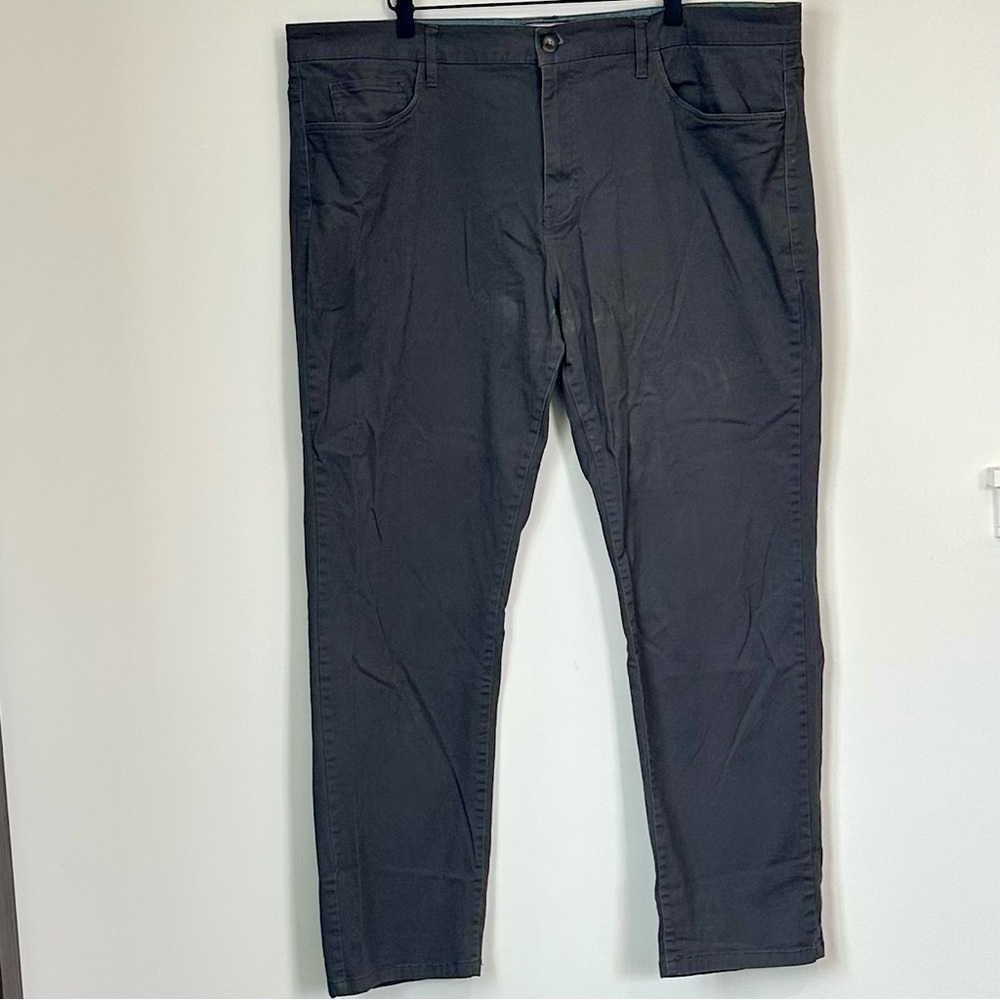 Flag & Anthem Men's Gray Navy Straight Leg Chinos - Size: 42/32